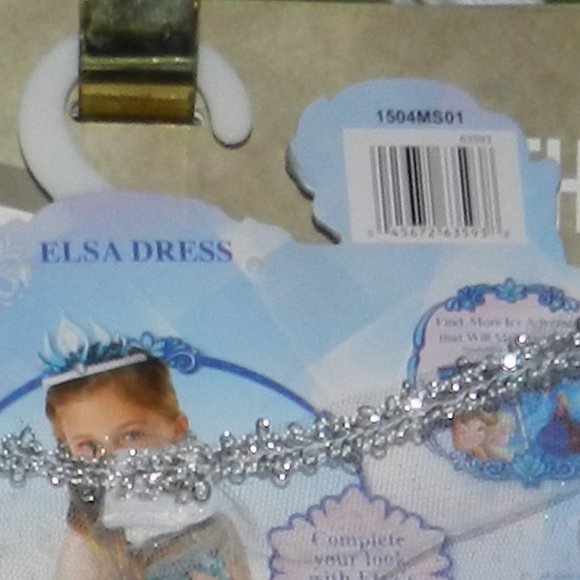 🆕Disney Frozen Elsa ❄️Snowflake Gown ❄️Dress Size: 3+Up 4-6X💥 NEW in Pac… - Picture 13 of 15
